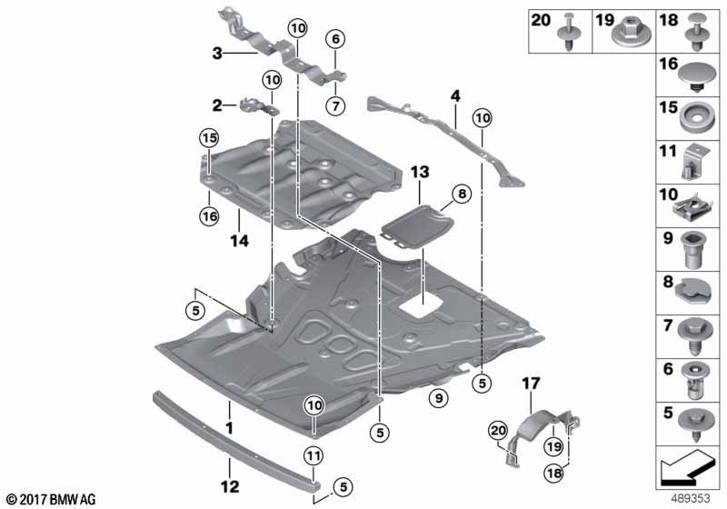 Underhood shield