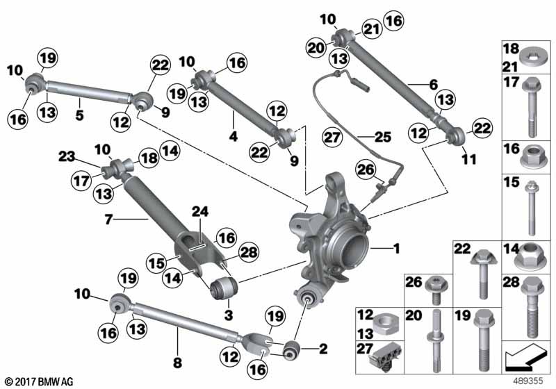 Genuine BMW 33308417250 Trailing Arm SPEC 2016 (Inc. M235i Racing) | ML Performance UK Car Parts