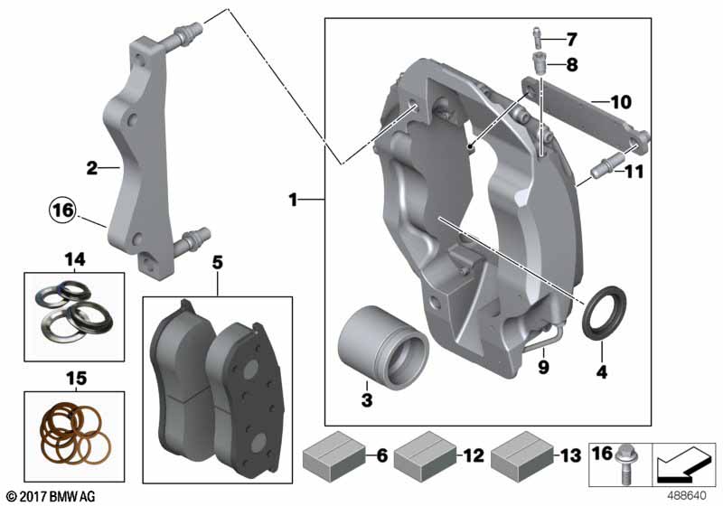 Genuine BMW 34108416834 Ventilation Valve LU PFC (Inc. M235i Racing) | ML Performance UK Car Parts