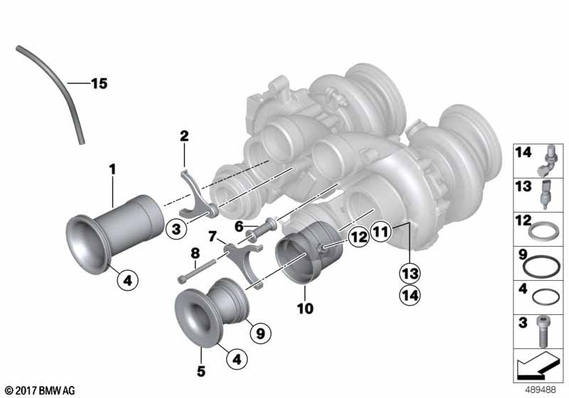 Genuine BMW 11658306287 Hose Connection M8X1 (Inc. M6 GT3) | ML Performance UK Car Parts