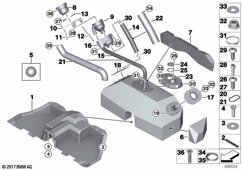 Genuine BMW 16128428501 Cover, Tank Trim Panel FIREWALL (Inc. M6 GT3) | ML Performance UK Car Parts