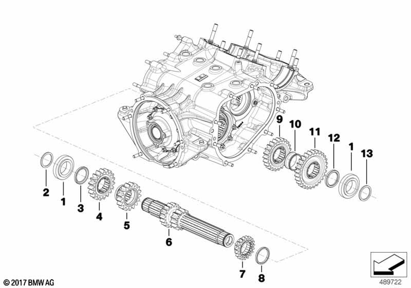 Genuine BMW 23008419483 Reverse Gear Wheel (Inc. M6 GT3) | ML Performance UK Car Parts