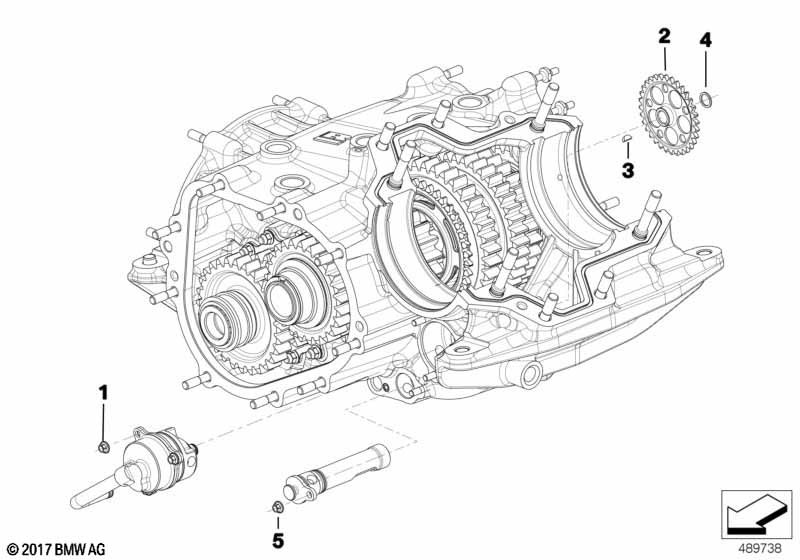 Genuine BMW 23008419464 Lock Ring OIL PUMP GBX (Inc. M6 GT3) | ML Performance EU Car Parts