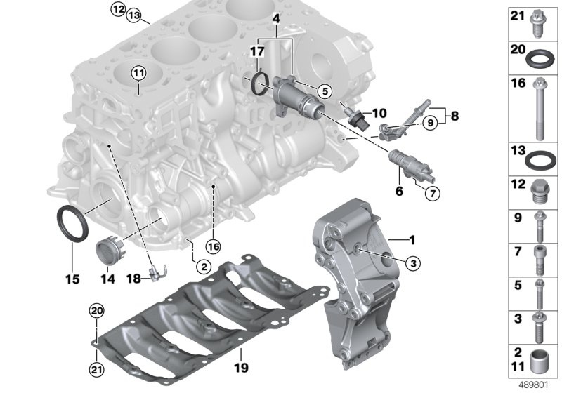 Genuine BMW 11118512367 F22 G31 F48 Profile-Gasket (Inc. X3 18d, 740LeX & 320i) | ML Performance UK Car Parts