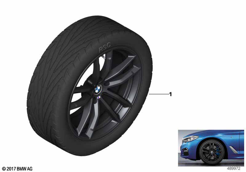 BMW LM Rad M Doppelspeiche 662M - 18