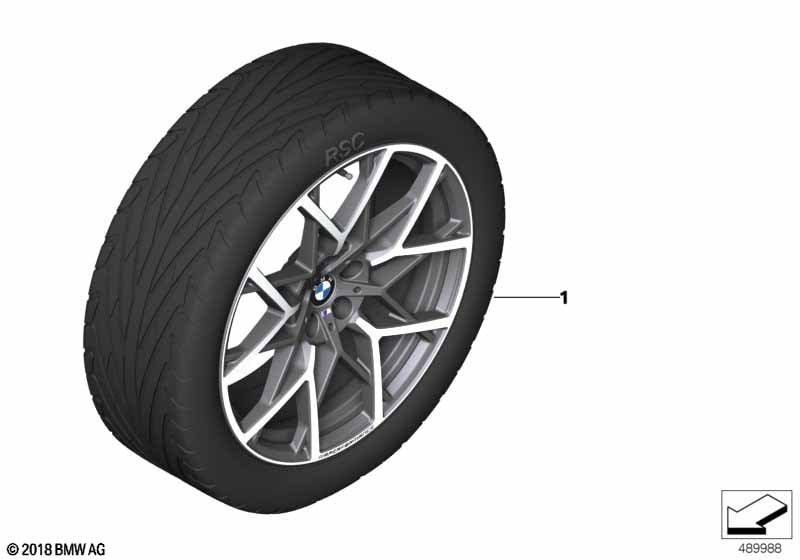 BMW LA wheel M Perf. Y-spoke 795M - 20
