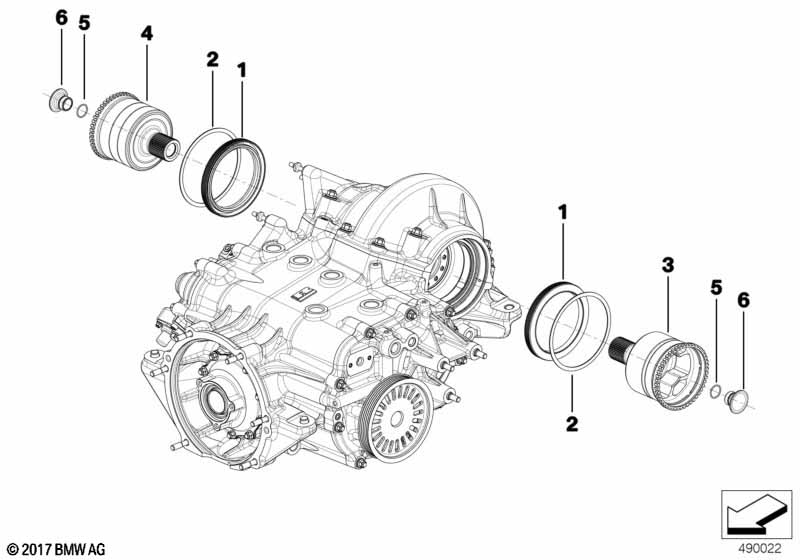 Genuine BMW 23008423719 Output Flange RECHTS/RH (Inc. M6 GT3) | ML Performance UK Car Parts