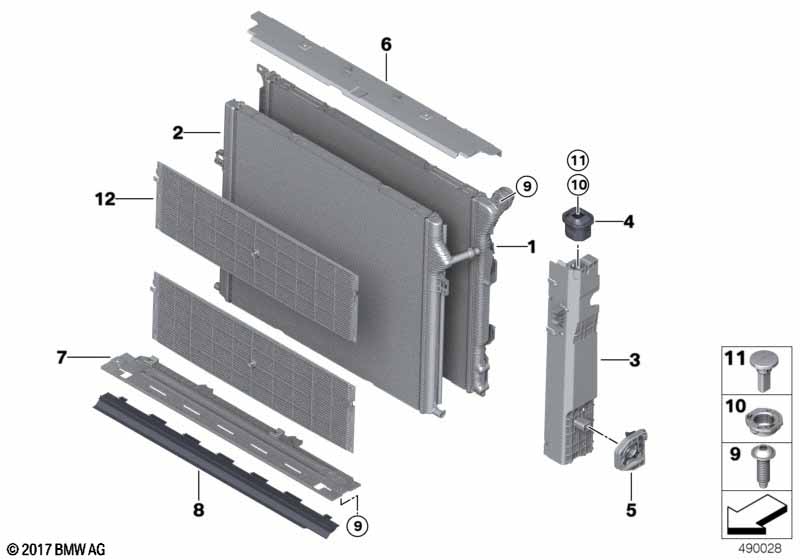 Genuine BMW 17118482624 Radiator | Duco Car Parts UK Car Parts