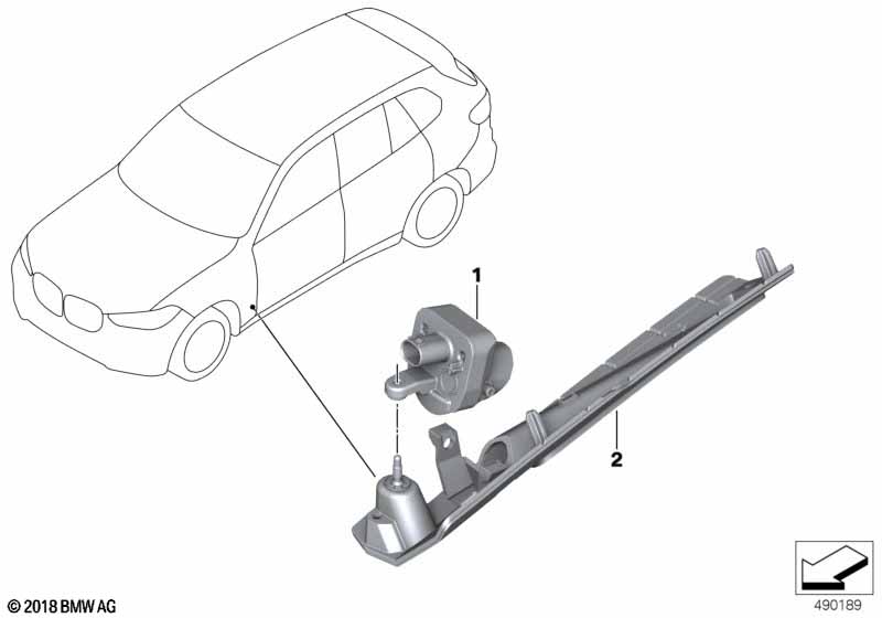 Genuine BMW 63148097361 G07 Holder, Lamp Module, Left (Inc. X7 40iX, X7 M50iX & X7 50iX) | ML Performance UK Car Parts