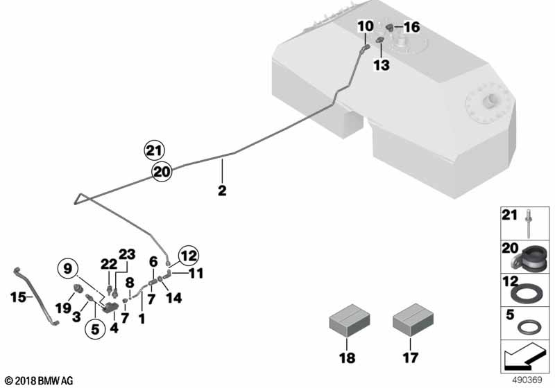 Genuine BMW 11002192382 O-Ring 12X2 FKM 80 SH (Inc. M6 GT3) | ML Performance EU Car Parts