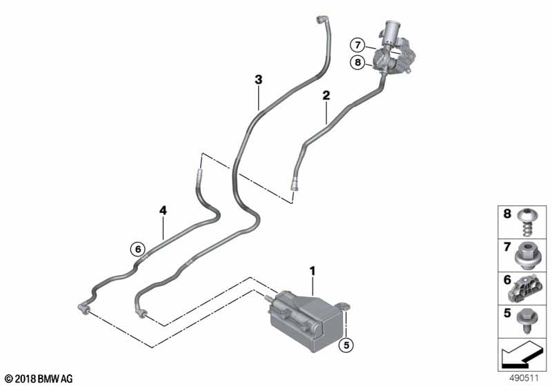 Genuine BMW 16137439939 G07 Breather Line (Inc. X7) | ML Performance EU Car Parts