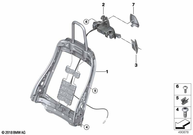 Genuine BMW 52107455541 Cover, Release Left (Inc. i8) | ML Performance EU Car Parts