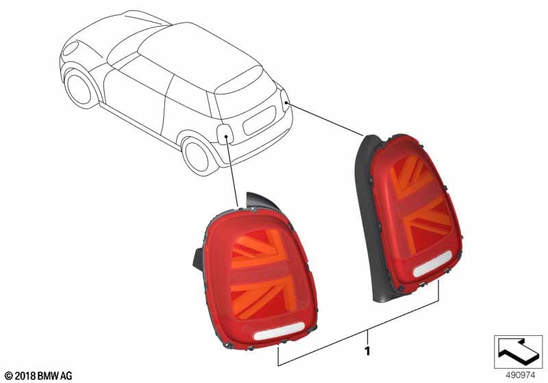 Conversion, taillamps, facelift