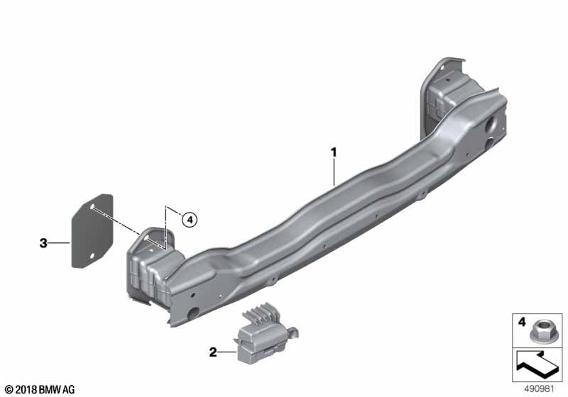 Genuine BMW 51129498853 G02 Shock Absorber, Rear Left (Inc. X4) | ML Performance EU Car Parts