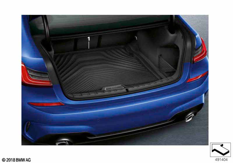 Genuine BMW 51472461166 G20 Fitted Luggage Compartment Mat Basis (Inc. 330d, 318d & M340i) | ML Performance EU Car Parts