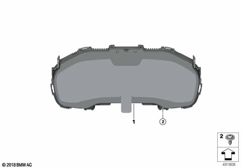 Instrument cluster, high