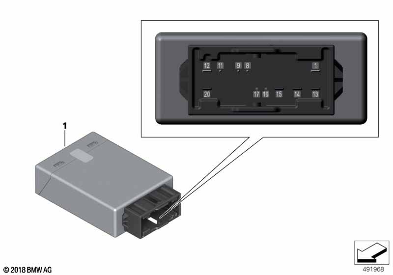 Control unit anti-slide rail
