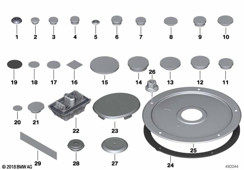 Genuine BMW 51477343485 G11 G15 G12 Cover For Steering Column Opening (Inc. 740e, 745e & 750Li) | ML Performance EU Car Parts