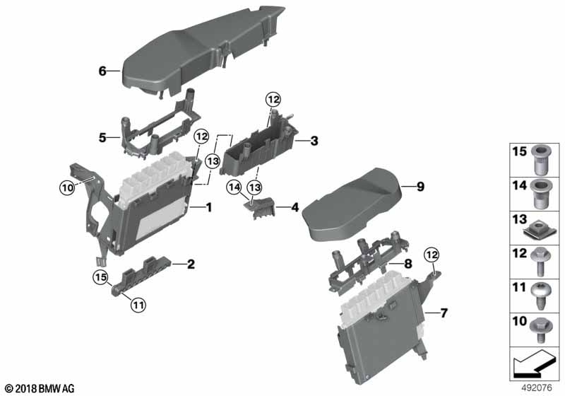 Genuine BMW 12909894685 G30 Instrument Carrier LINKS (Inc. M550iX) | ML Performance UK Car Parts
