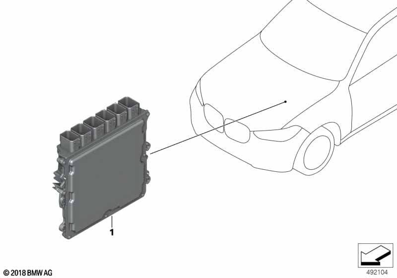 Base control module DME 86T0