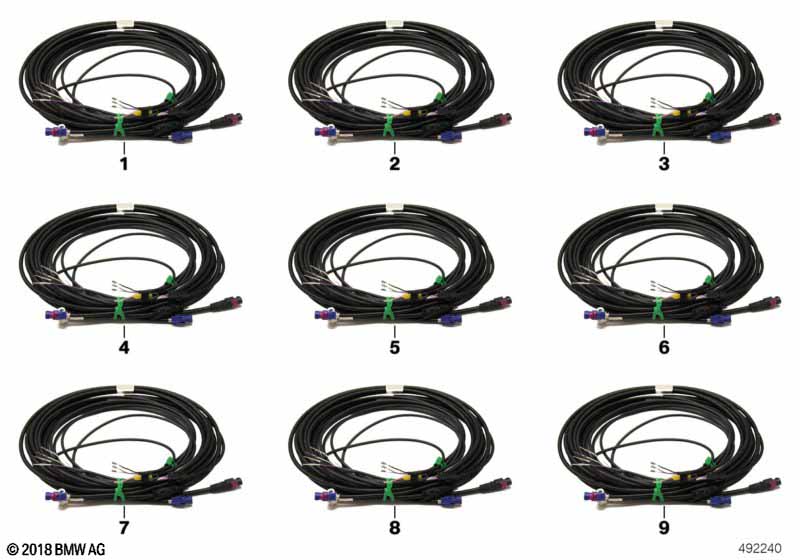 Genuine BMW 61116816408 G31 G11 G12 Hsd Wire L= 1595MM (Inc. 630d, 750LiX 4.4 & Alpina B7) | ML Performance UK Car Parts
