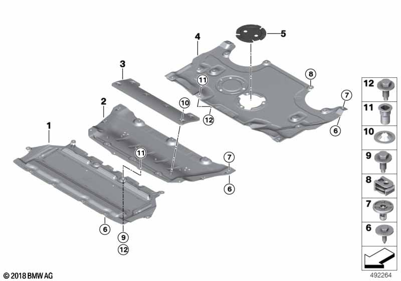 Genuine BMW 51757992160 G12 Engine Encapsulation, Front Alpina (Inc. Alpina B7) | ML Performance UK Car Parts