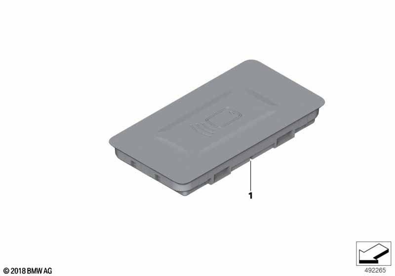 Near Field Communication storage tray