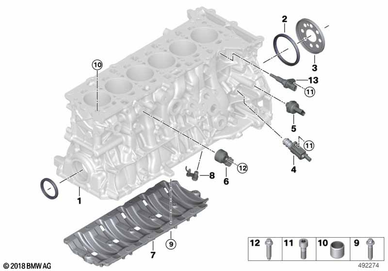 Engine Block Mounting Parts