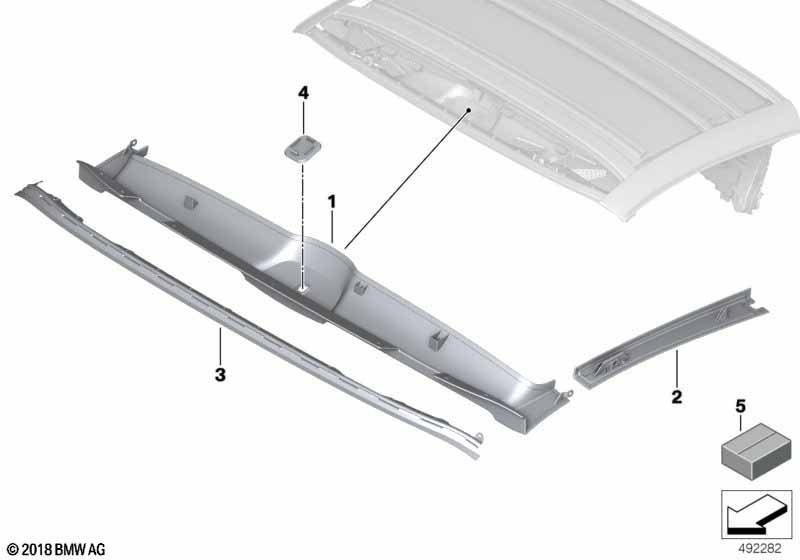 Genuine BMW 54349498365 I15 Frame Rail For Front Brace (Inc. i8) | ML Performance EU Car Parts