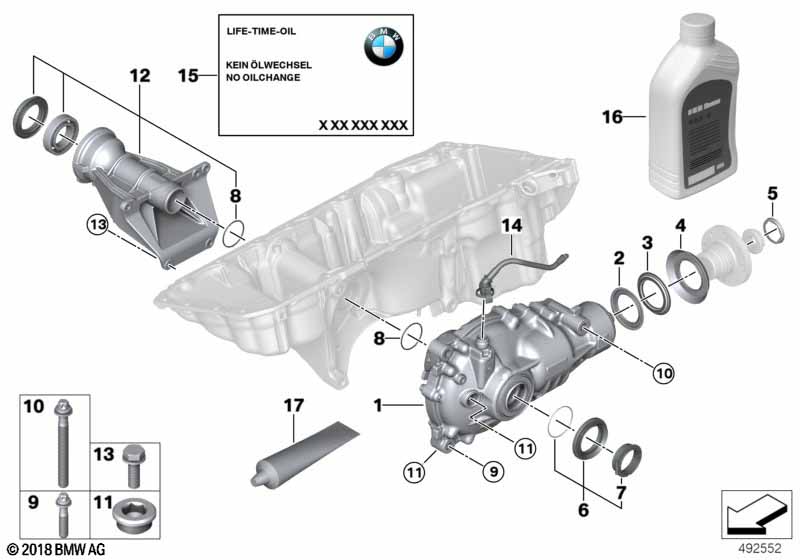 Genuine BMW 33107936361 G07 G05 G06 Vent Pipe (Inc. X5 30dX & X6) | ML Performance EU Car Parts