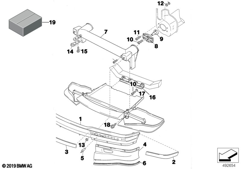 Genuine BMW 51112485944 Holder (Inc. E36 320i) | ML Performance EU Car Parts