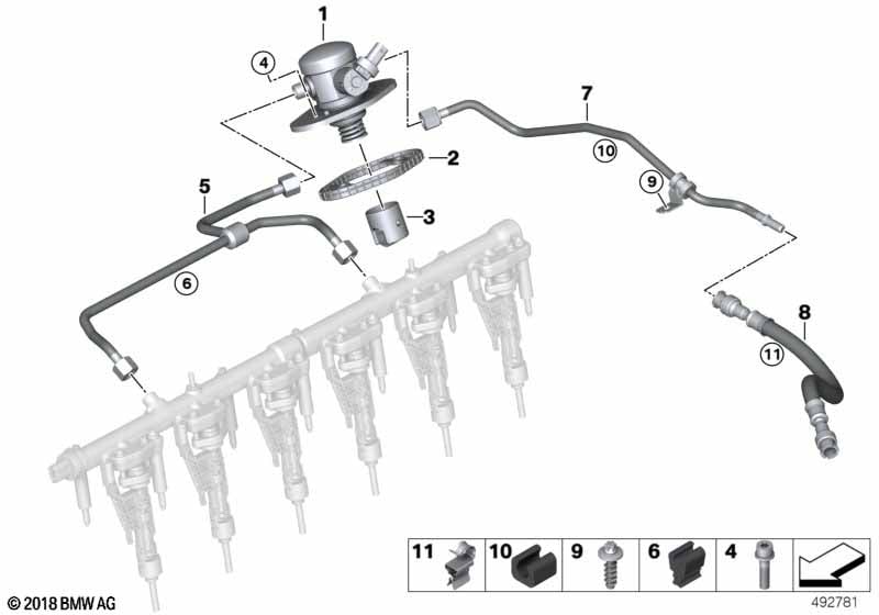 High-pressure pump/Tubing