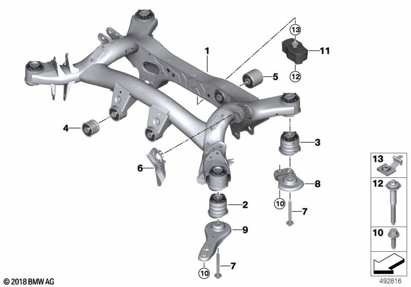 Genuine BMW 33306881819 G29 Radius Rod, Front Left (Inc. Z4 M40i, Z4 30i & Z4 20i) | ML Performance EU Car Parts