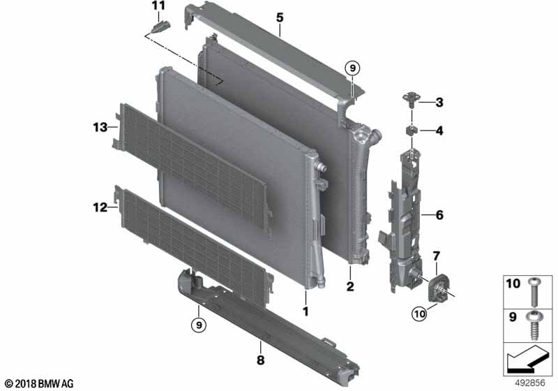 Genuine BMW 17118666748 G20 G21 G29 Radiator (Inc. 320i, 330iX & 320i 1.6) | ML Performance UK Car Parts