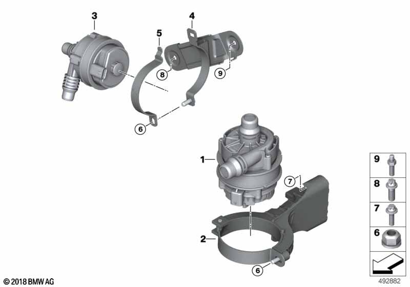 Genuine BMW 11518652138 G32 G30 G12 Screw M6 8.8 ZNNIV-SI (Inc. X3 30i, 740Li & 530i) | ML Performance UK Car Parts