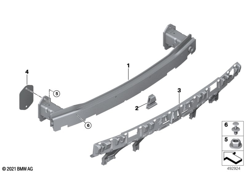 Genuine BMW 51127436845 G29 Adapter For Support Rear (Inc. Z4) | ML Performance UK Car Parts