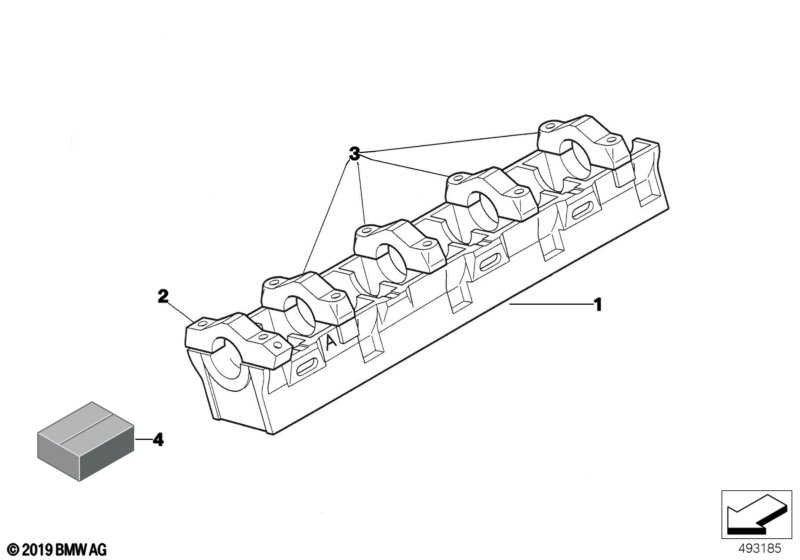 Genuine BMW 11121417508 Classic Carbon Cover NW (Inc. E36 320i) | ML Performance UK Car Parts
