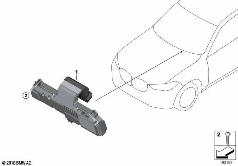 Genuine BMW 66528796186 G05 Driver Camera System (Inc. X5) | ML Performance EU Car Parts