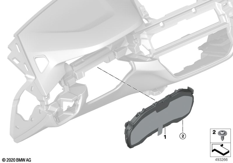 Instrument cluster, high