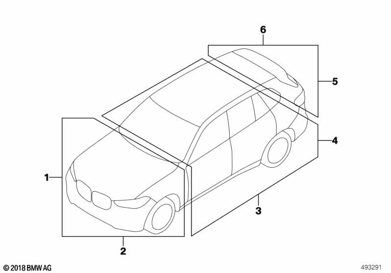 Genuine BMW 71229470944 G05 G07 Label