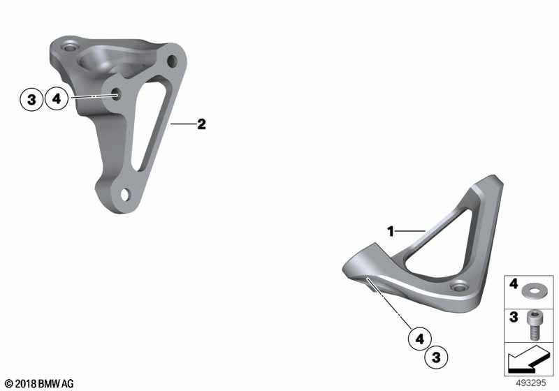 Genuine BMW 22008419933 Engine Suspension LINKS/LH (Inc. M6 GT3) | ML Performance EU Car Parts