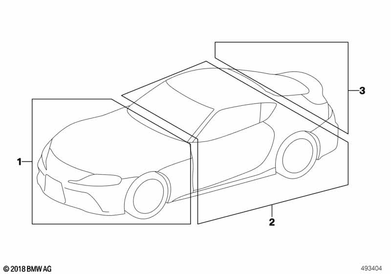 Genuine BMW 71249500224 F91 F92 Label