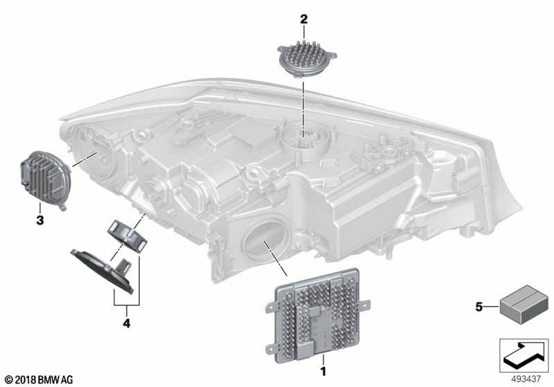 Genuine BMW 63118496140 G20 G29 G05 Led Display For Fan (Inc. 318d, X5 M50iX & X5 40iX) | ML Performance UK Car Parts