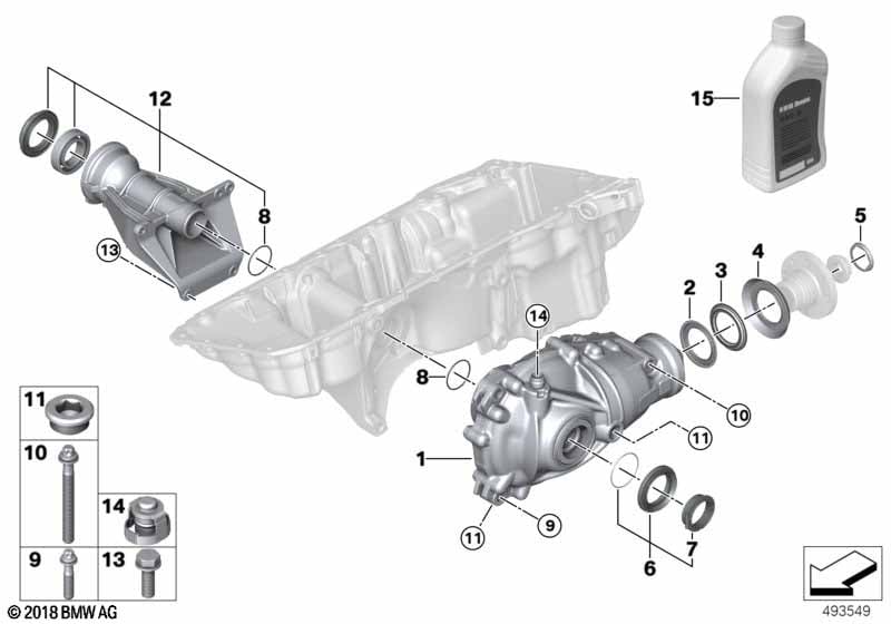 Final drive (front axle)