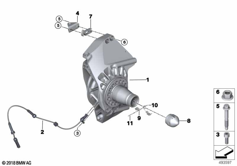 Genuine BMW 31208428427 Adjusting Plate 1,25 mm (Inc. M6 GT3) | ML Performance UK Car Parts