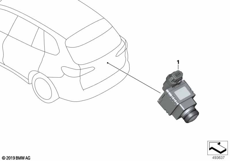 Genuine BMW 66559471212 G05 G20 G29 Reversing Camera (Inc. 320i, X7 M50iX & Z4 M40i) | Duco Car Parts UK Car Parts