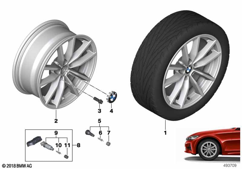 BMW LA wheel V-spoke 778 - 17