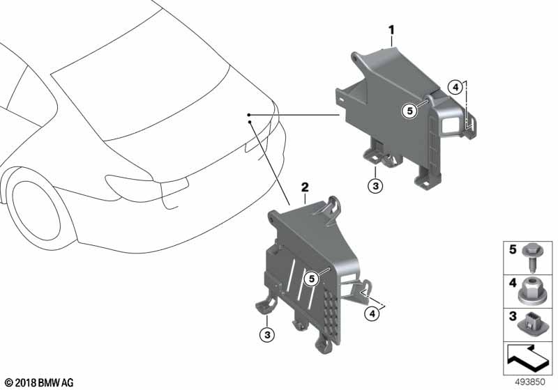 Genuine BMW 61429348202 F90 G30 Holder Power Control Unit Pcu (Inc. 520d, 525d & 520dX) | Duco Car Parts UK Car Parts