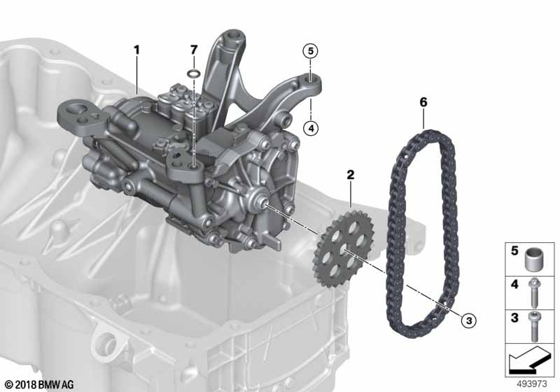 Genuine BMW 11418631843 G11 F44 Chain (Inc. X2 20i, JCW & 228iX) | ML Performance UK Car Parts