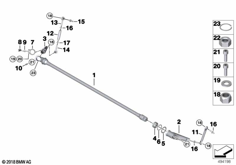 Genuine BMW 32308329376 Suspension 35X52 RPNA (Inc. M6 GT3) | ML Performance UK Car Parts